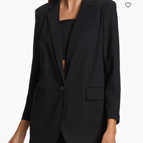 Theory Casual Single-Breasted Blazer size 8 in Black - Picture 2 of 12